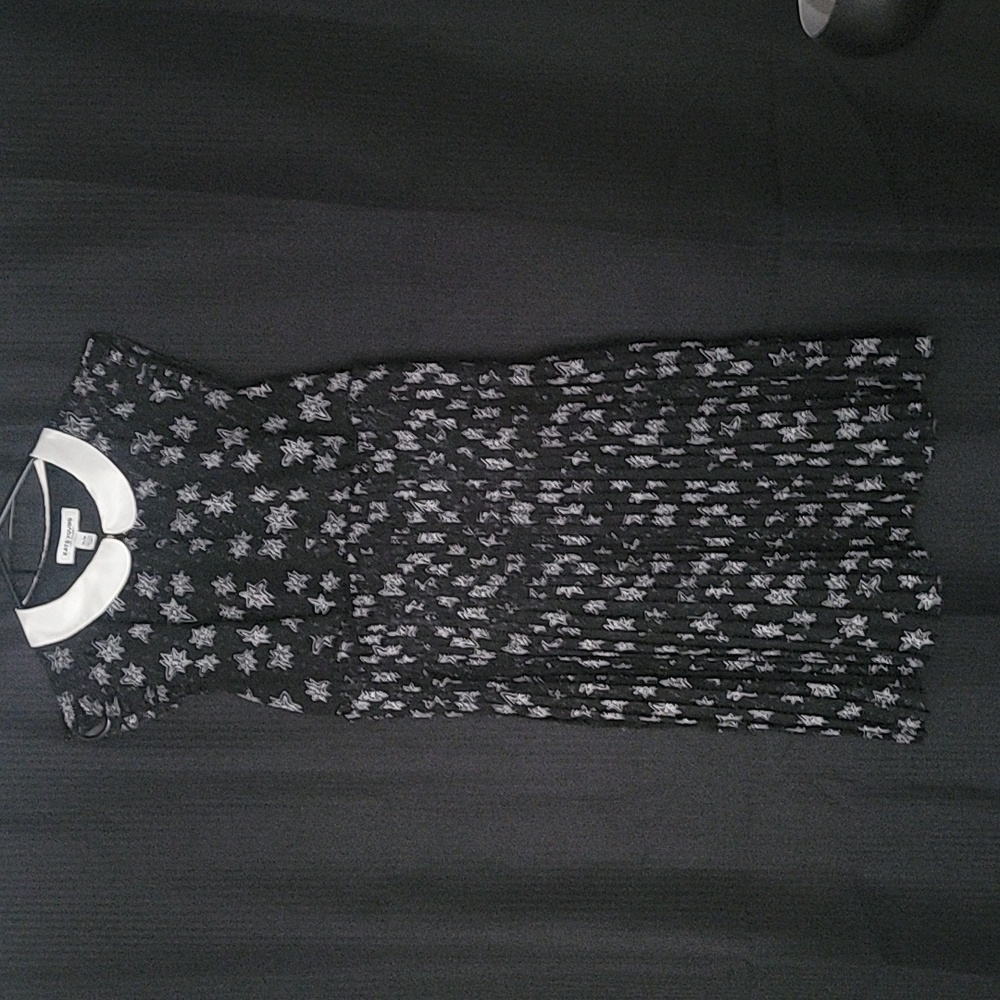 Kate Young for Target - black dress with retro star print size M
